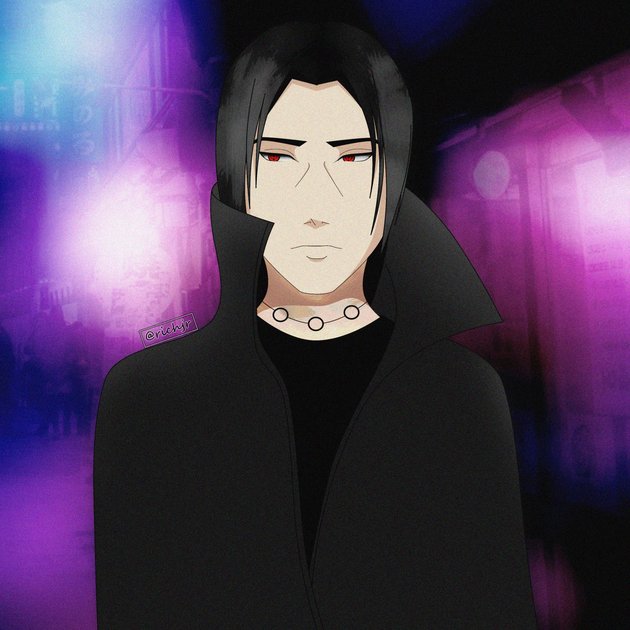 Dibujando A Itachi Uchiha [ ESP/ENG ] — Hive