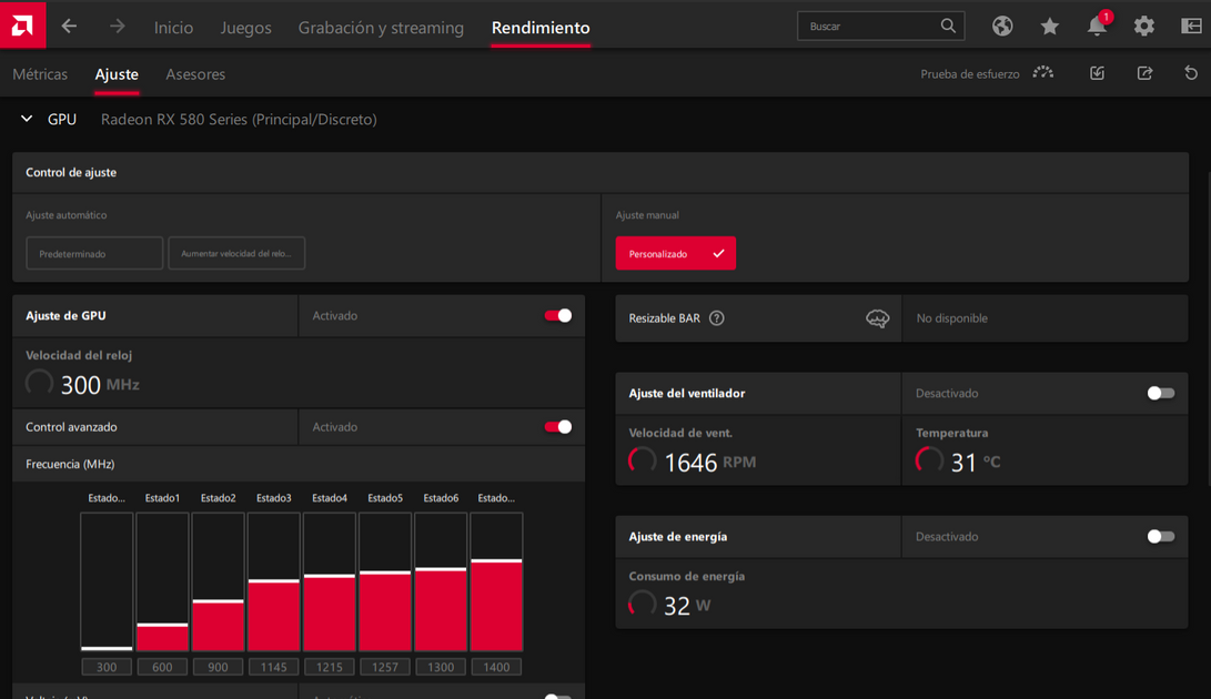 Rx 580 8gb 2025 rendimiento en juegos