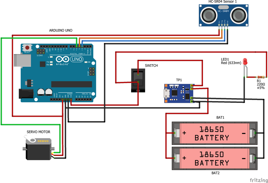 HOW TO MAKE A SMART WASTE BIN USING ARDUINO UNO | SERVO MOTOR ...