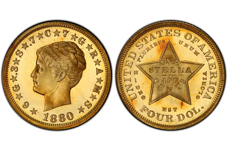 The US Gold $4 Stella Coin! An Extremely Rare and Beautiful Coin! | PeakD