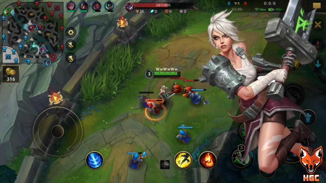 More daily doses of rage in Wild Rift, playing as Riven