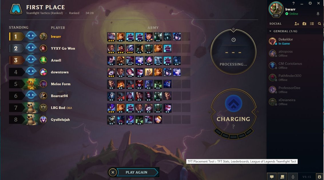 TFT Stats, Leaderboards, League of Legends Teamfight Tactics 