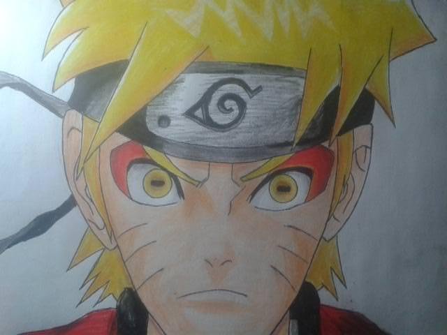 COMO DIBUJAR A NARUTO DE PEQUEÑO PASO A PASO FÁCIL 