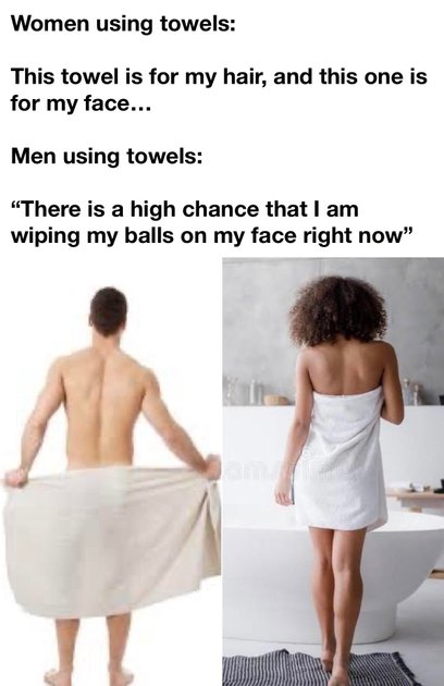 Bro one towel is enough | PeakD