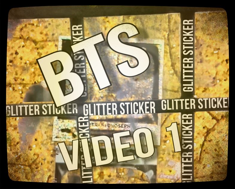 BTS For TV 5 Glitter Sticker