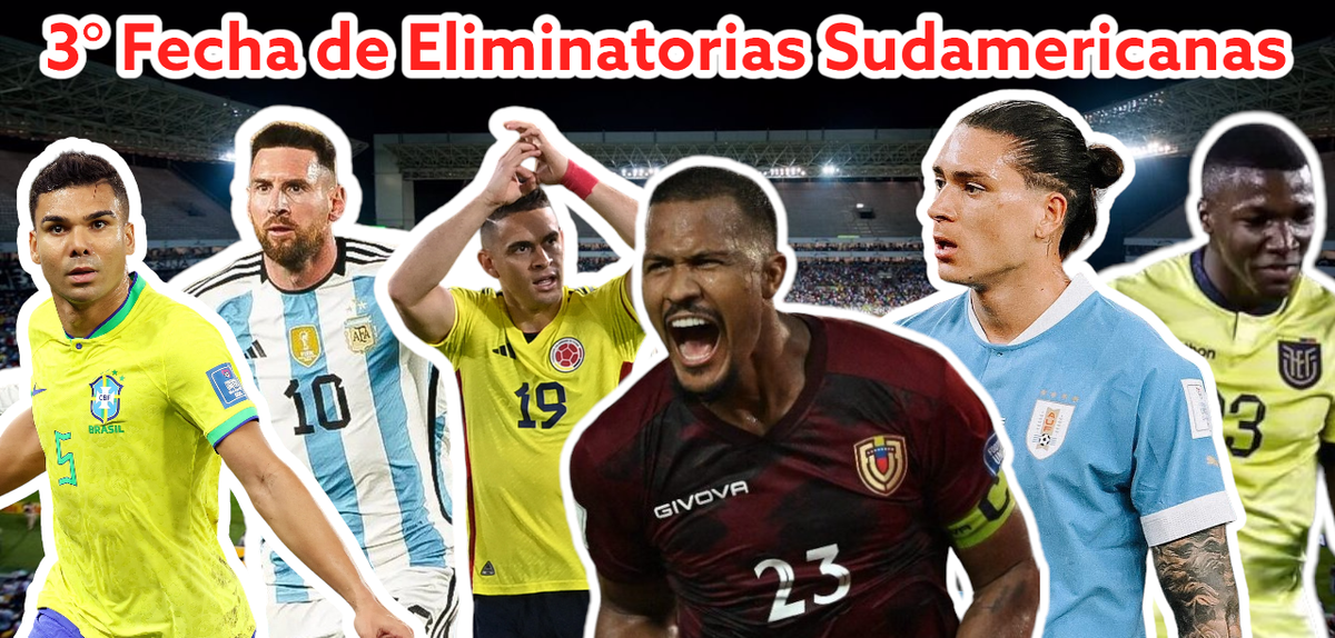 Partidos de hoy martes 17 de octubre, por Eliminatorias Sudamericanas:  horarios, dónde ver en vivo y resultados - El Economista