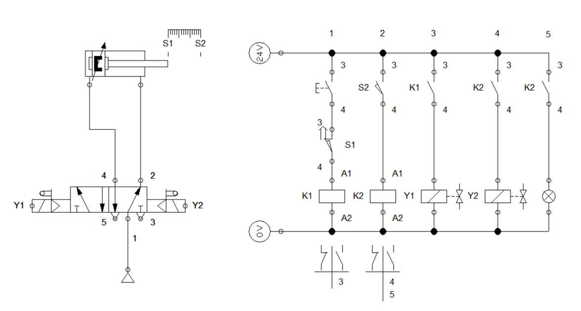 Electro-pneumatic Basic: Ejecting a workpiece (Interlocking the sensors ...