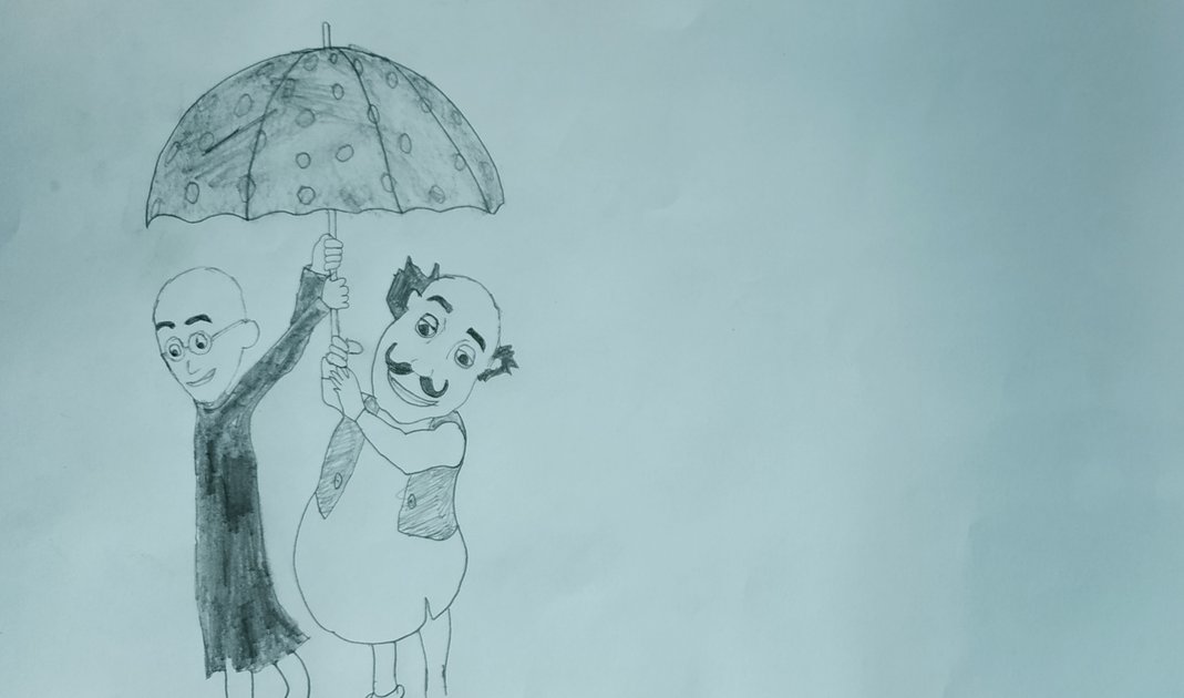 Pencil Sketch of Motu Patlu. | PeakD Pencil Sketch of Motu Patlu. | PeakD