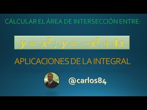 Calcular el área de intersección de dos parábolas mediante la aplicación de la integral para el cálculo de área — Hive