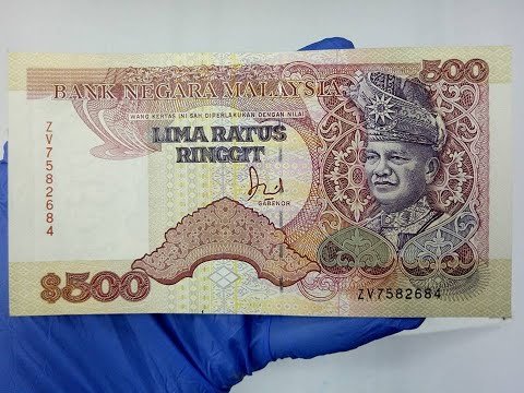 Rm500 Note Malaysia 1986 6th Series RM500 banknote | PeakD