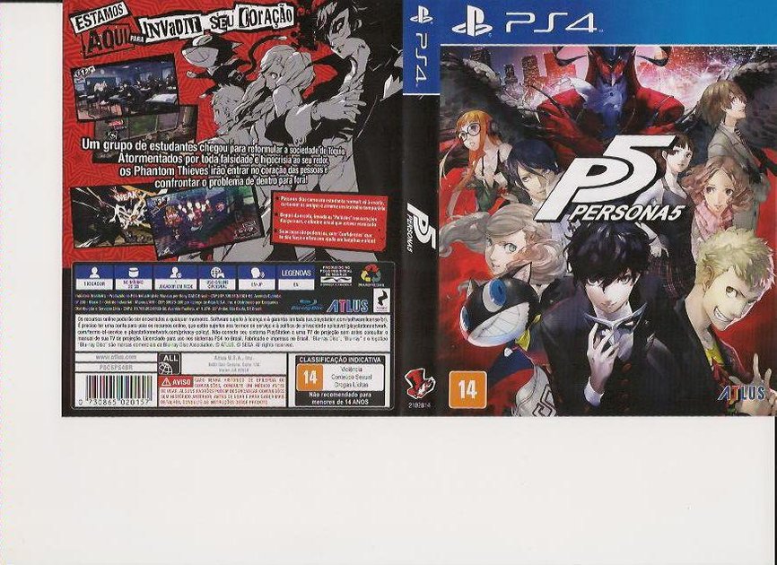 Persona 5 royal ps4 hot sale cover