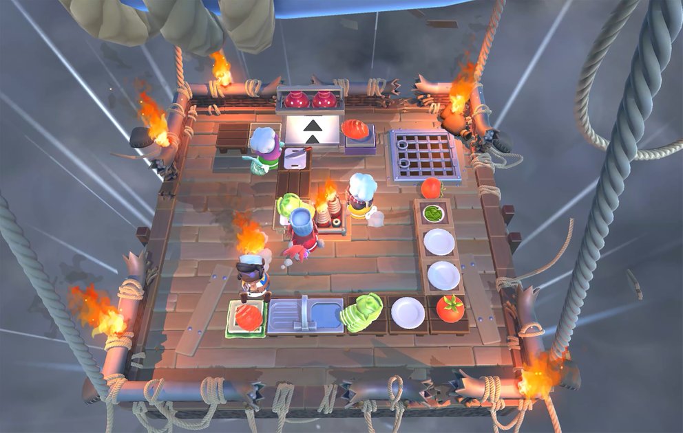 Juegos para quedarse en casa (II): Overcooked! 2, el juego que