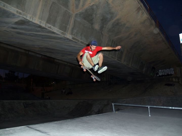 3flip tail grab, skatepark Sa Riera | PeakD