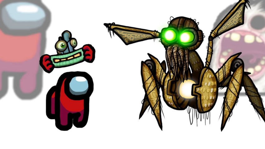 Mini Crewmate Kills Creepy WUBBOX Characters - Part 2 | Among Us