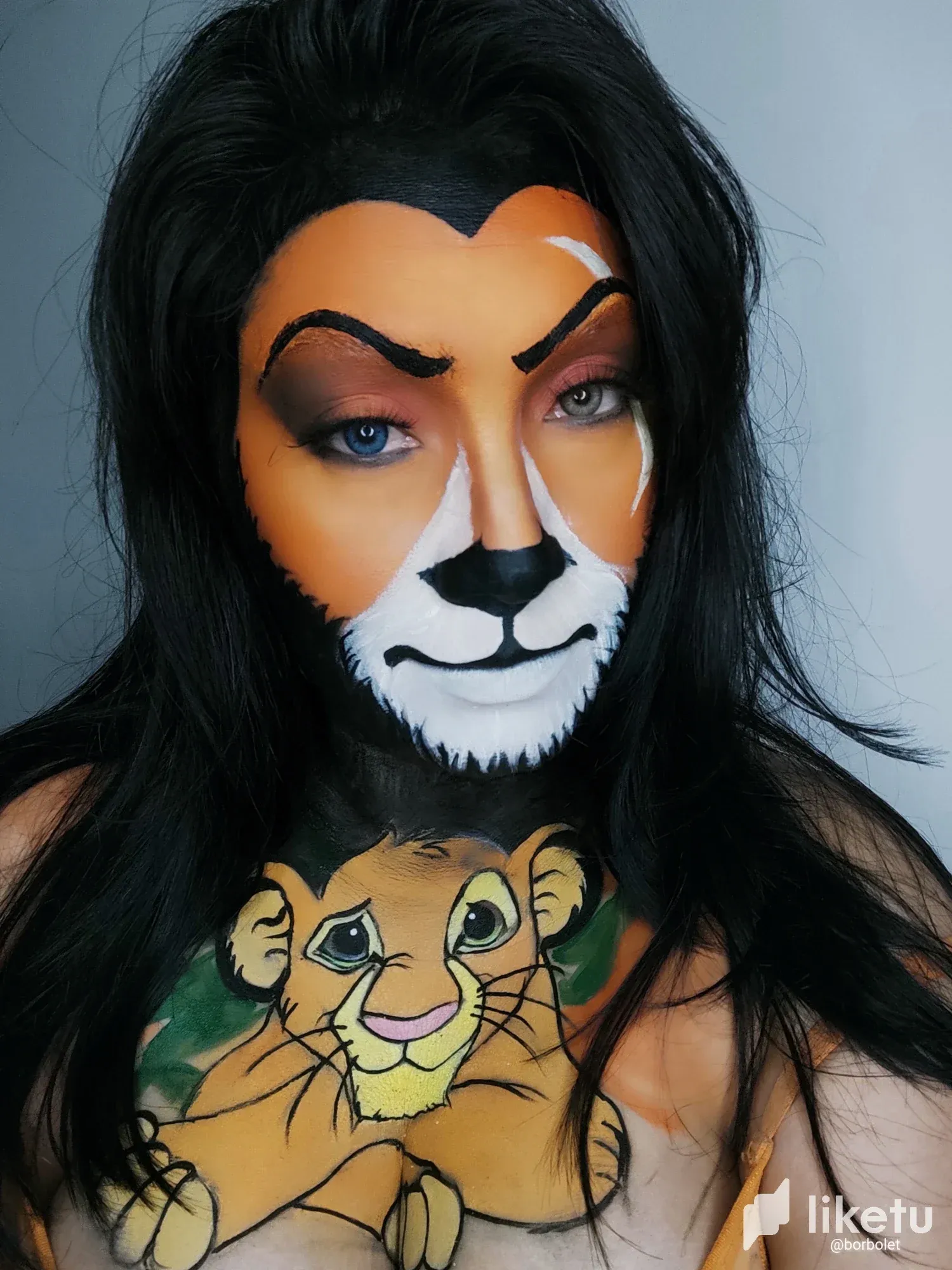 simba makeup lion king