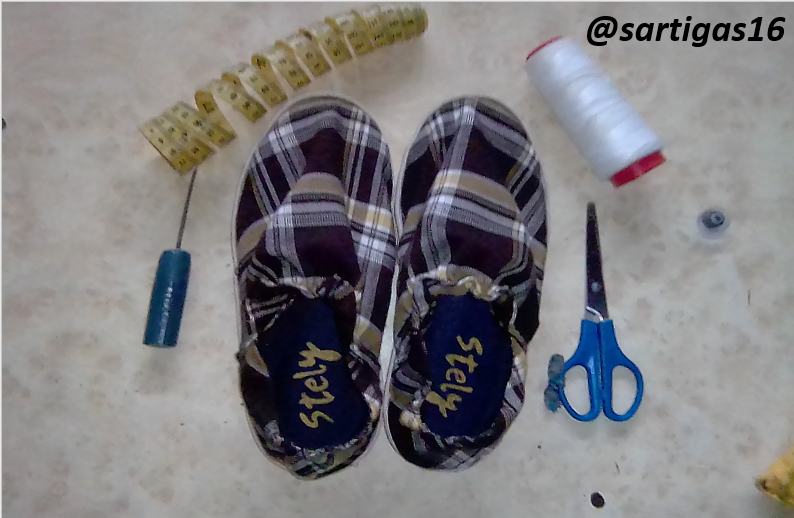 DIY HAZLO TU MISMO Zapatillas de tela paso a paso INCLUYE