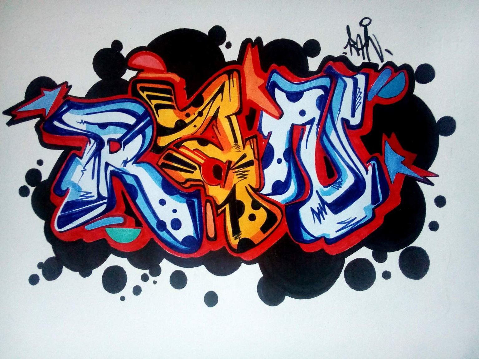 Draw graffiti Ran 130619 — Hive