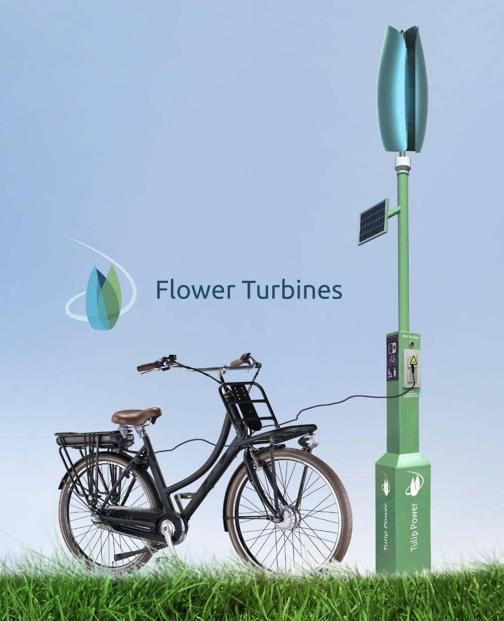 Flower Turbines, The Mini Tulip-shaped Wind Turbines Flower Turbines 