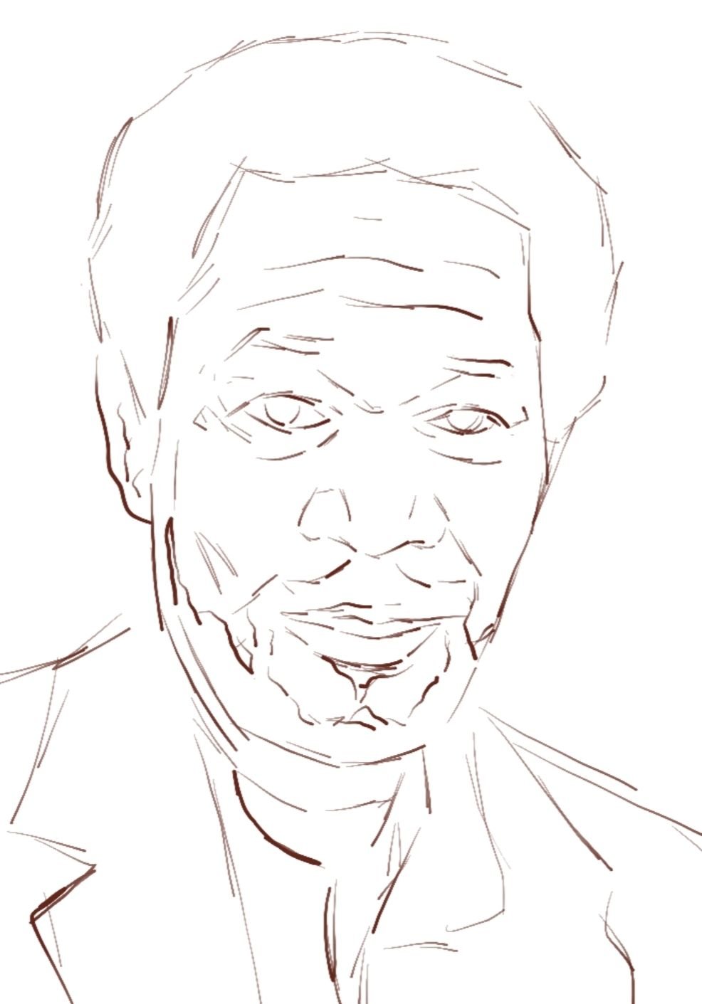 How To Draw Morgan Freeman Step by Step Drawing Guide by DuskEyes969   DragoArt