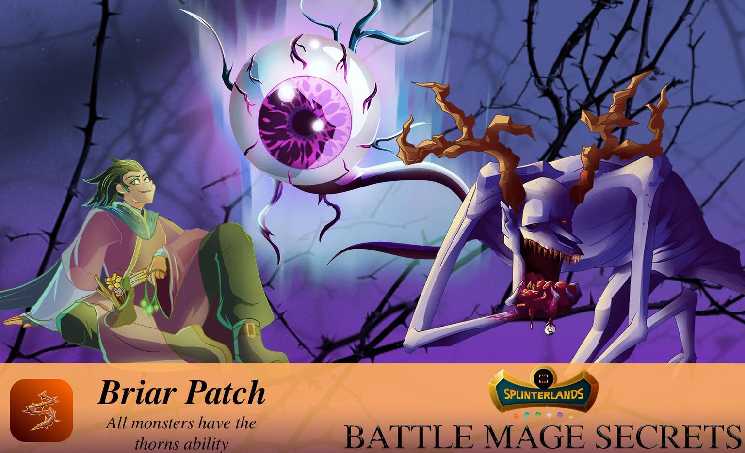 ⚔️SPLINTERLANDS BATTLE MAGE SECRETS : BRIAR PATCH⚔️