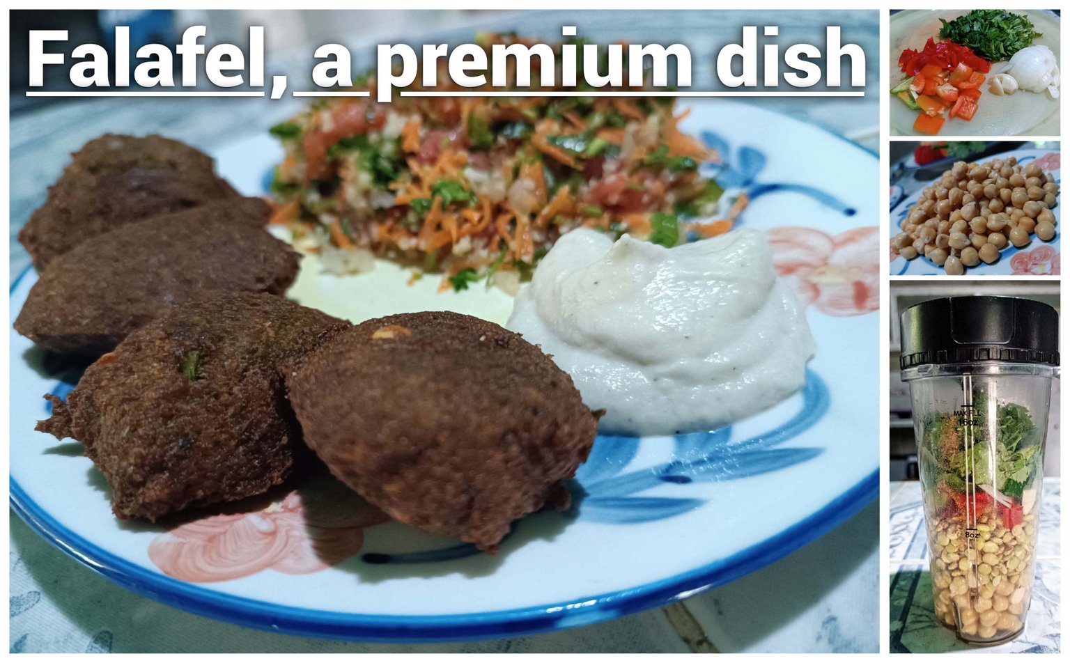 Falafel, a premium dish (English/Spanish) — Hive