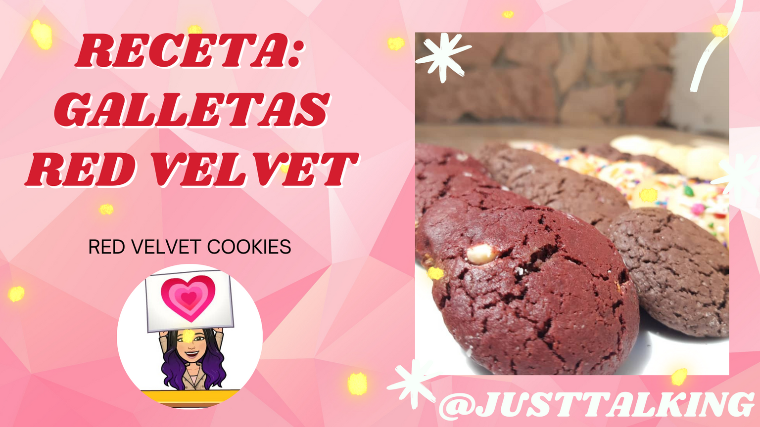 RECETA: Galletas Red Velvet/ RECIPE: Red Velvet Cookies [ESP/ENG] — Hive