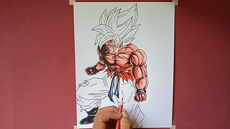 Drawing Goku's Ultra Instinct Form — Steemit