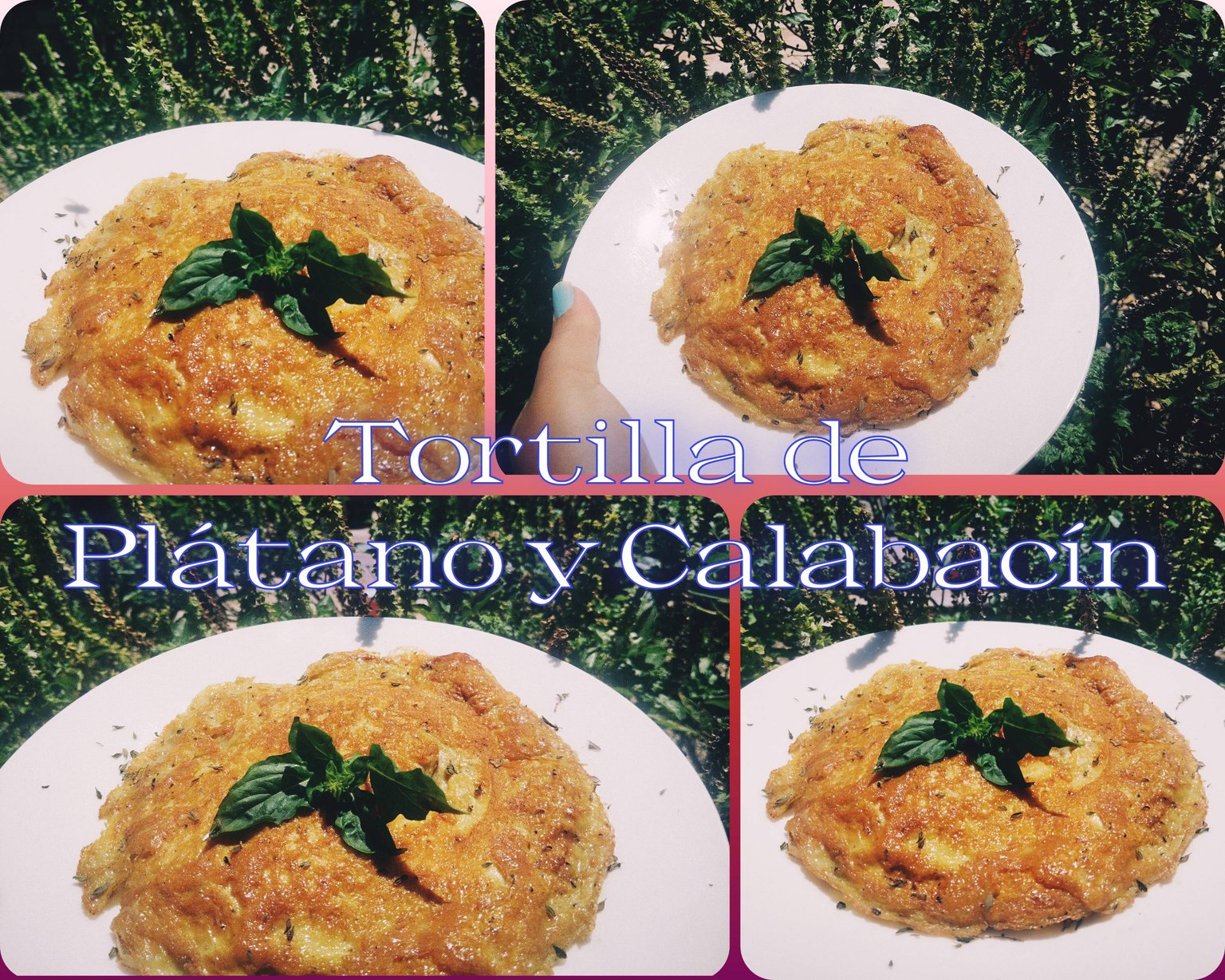 Deliciosa tortilla de plátano y Calabacín 