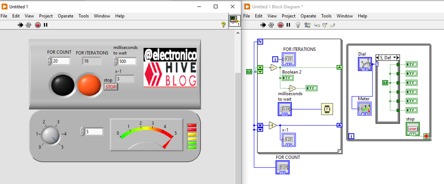 LabView Structures: For Loop and Case (Switch) EN/ES — Hive