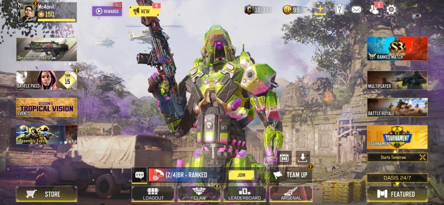 Call of Duty Mobile Season 5  Ranked Match Gameplay — Hive