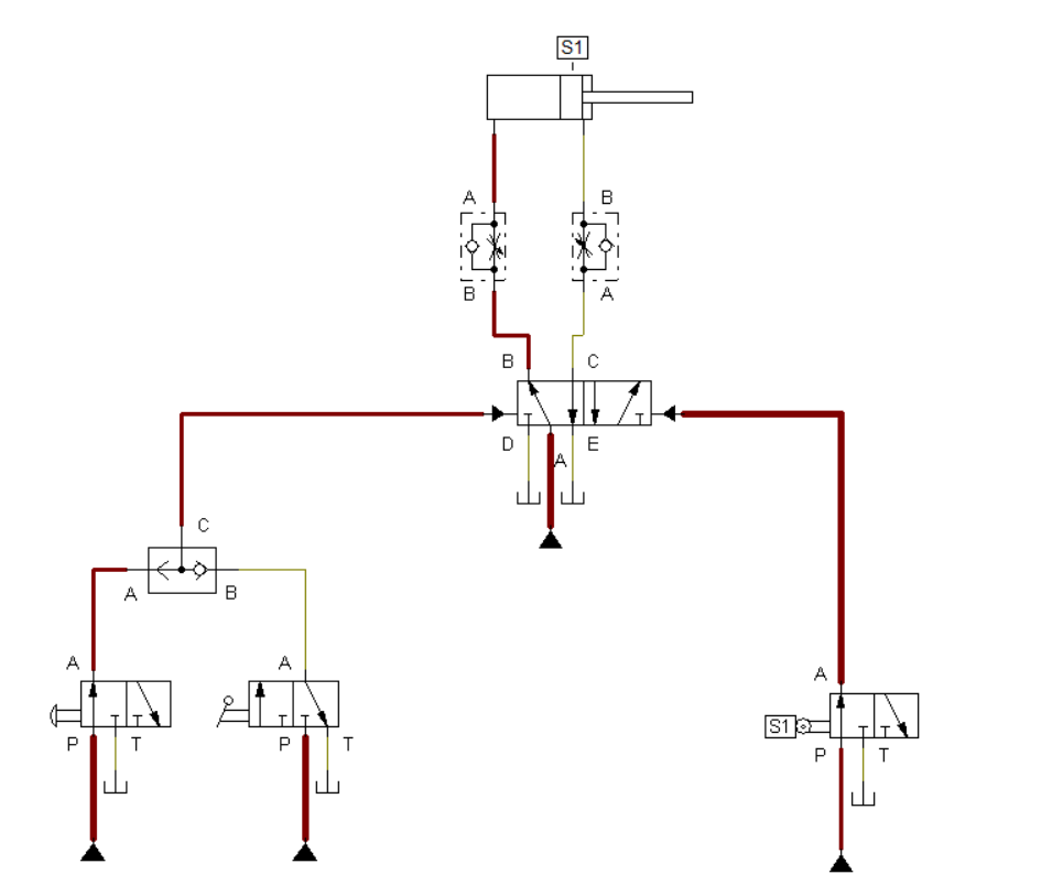 Hydraulic Basics: Shuttle Valve and the OR Logic - STEMGeeks