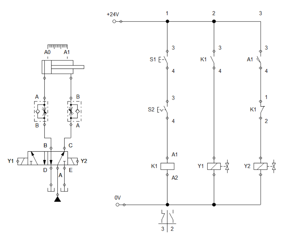 Electro-Hydraulic Basics: Two ways in Implementing AND logic - STEMGeeks