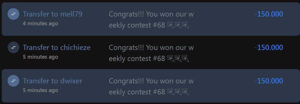Ecency Points rewards QC Contest 68