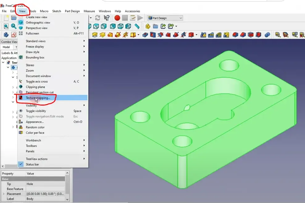 Freecad Use Reference Image _ FreeCAD How To Use Reference Constraint ...