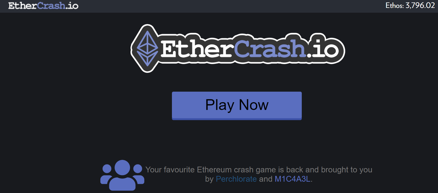 EtherCrash.io - A Social Ethereum Gambling Game — Hive