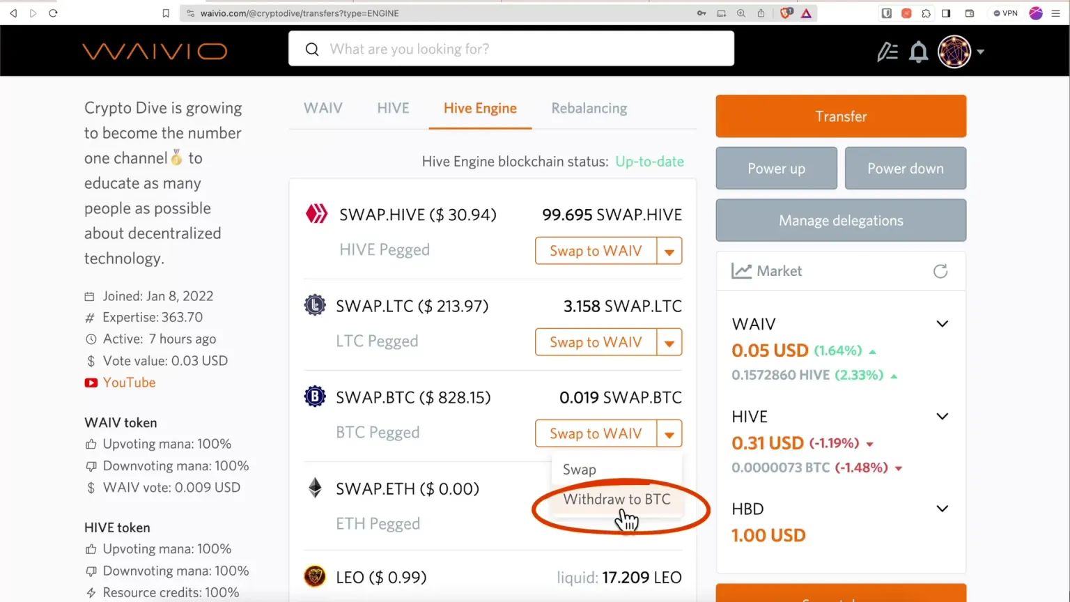 Your Wallet on Waivio 😉👛 — Hive