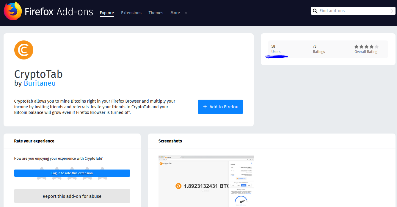 CryptoTab - Firefox can earn you BTC now! — Hive