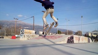 Flip to fakie in photos
