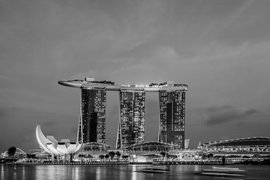 Seven Day Black And White Challenge Day 7 for Week 3: "The Marina Bay Sands"