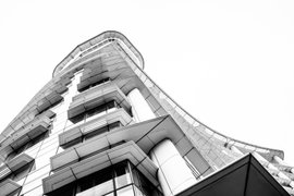 Seven Day Black And White Challenge Day 3 for Week 3: "National Library in monochrome effect"