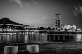 Seven Day Black And White Challenge Day 5 for Week 3: "The Tanjung Rhu Watchtower"