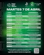 Agenda día 1 Talent Land México 7 abril 2026