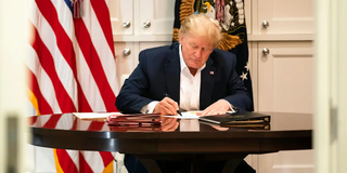 Trump at Walter Reed - Reality TV at it's finest!