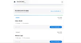Introducing "Your Old Talent" - Find Your Oldest Posts on Hive!
