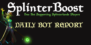 SplinterBoost Daily Report 3/25/2026