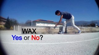 How can wax, covering the curb, affect a 50 50 grind???