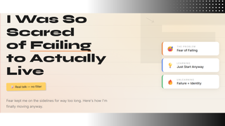 I Was So Scared of Failing That I Forgot to Actually Live   "Hive Postify"