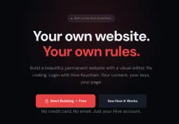 Your own Website in 60 Seconds