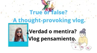 True of false a thought provoking vlog .2026