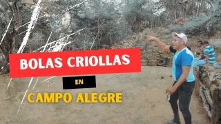 Tarde de bolas criollas en Campo Alegre